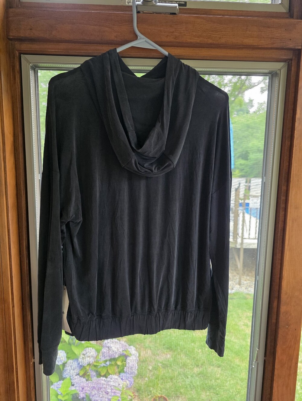 🔥NWT Lululemon Lab Sz 4 Schema Hoodie II Sweatshirt Women 92% Cupro 8% Elastane - Picture 2 of 4